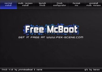 how to install free mcboot ps2 slim with cd