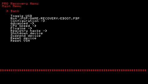 psp 3000 recovery mode download
