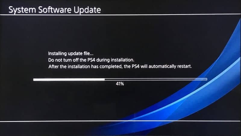 ps4 update file for reinstallation for version 4.07