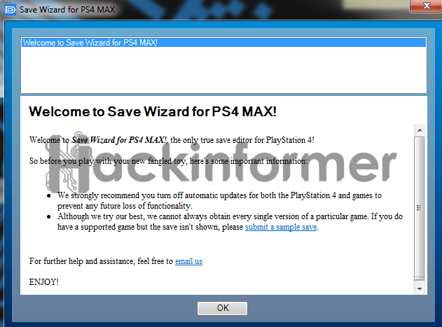 save wizard for ps4