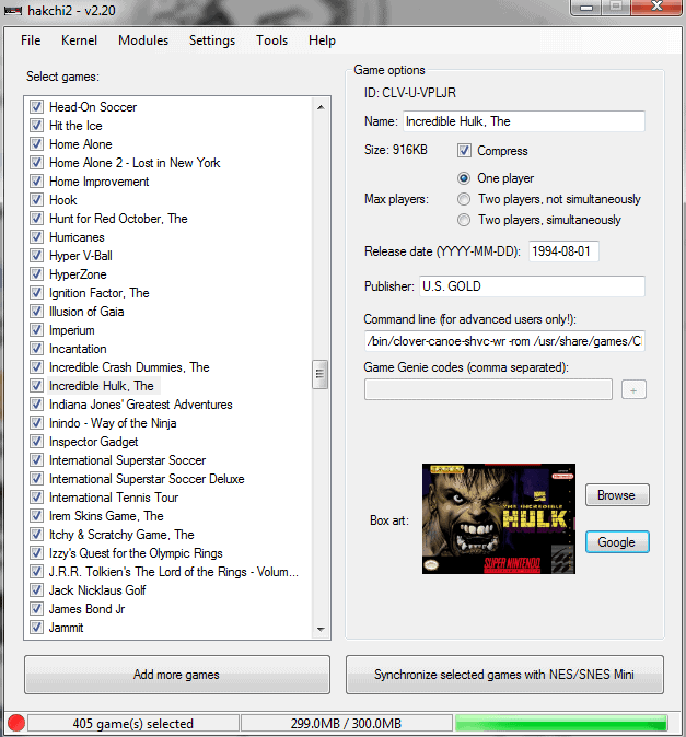 folder structure for super nintendo wii roms