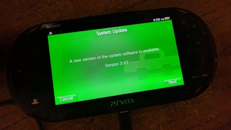 ps vita latest software version