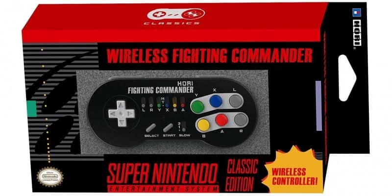 Hori wireless fighting commander for snes shop classic