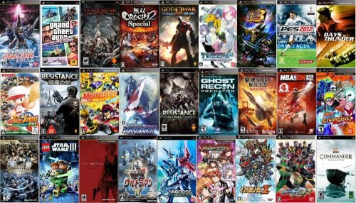 PSP Games & tuturias