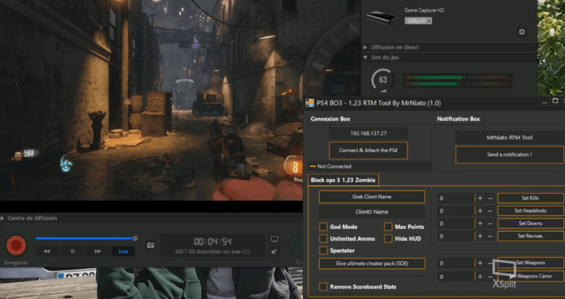 PS4: Black ops III Zombie mode cheat tool for FW5.05, 4.55, & 4.05 - Hackinformer