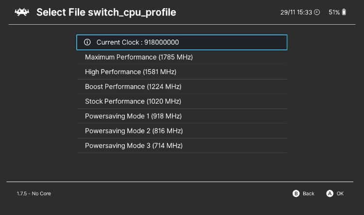 What CPU is in the Nintendo Switch?