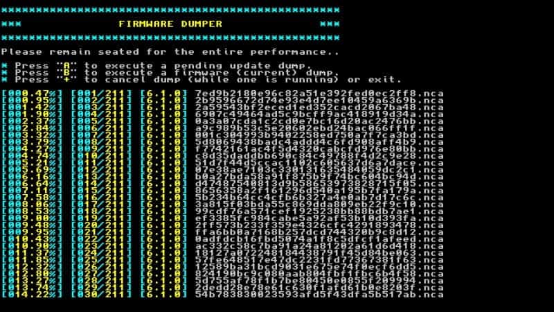 Nintendo Switch Firmware Dumper - Hackinformer