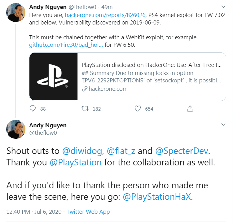 New PS4 Kernel Exploit