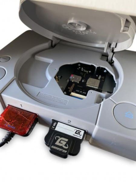 Original PS1 with psio installed Unable to read the CD-ROM drive Memory  card